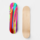 Farbkaskade Skateboard (Vorderseite)