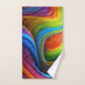 Farbkaskadiertes Badetuch Set (Handtuch)