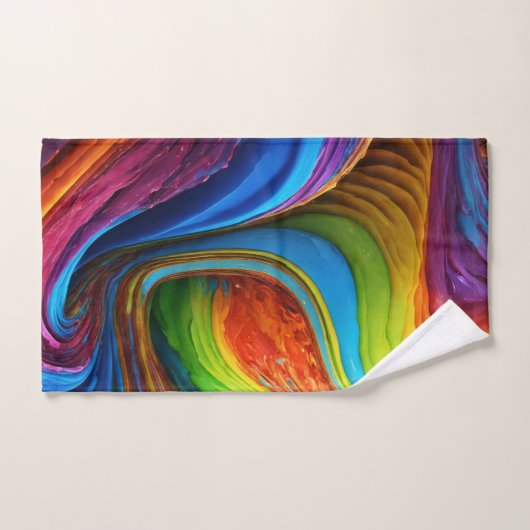 Farbkaskadiertes Badetuch Set (Handtuch)