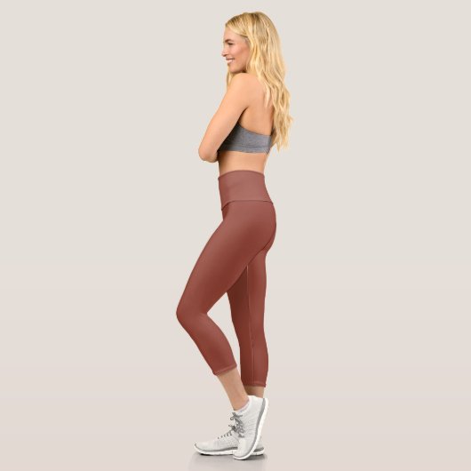 Farbkastanie Capri Leggings (Links)
