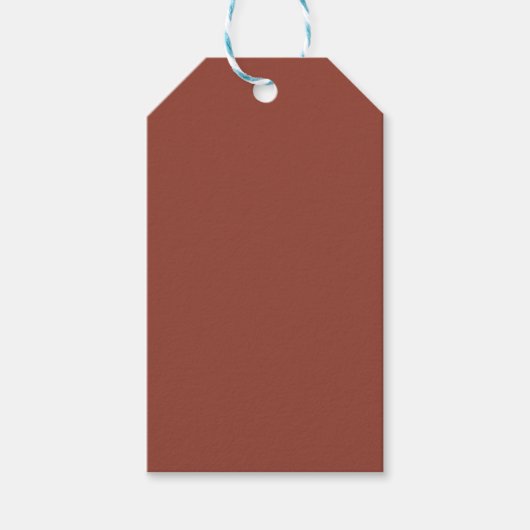 Farbkastanie Geschenkanhänger (Vorderseite)