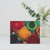 Farbkastenpalette Postkarte (Stehend Vorderseite)