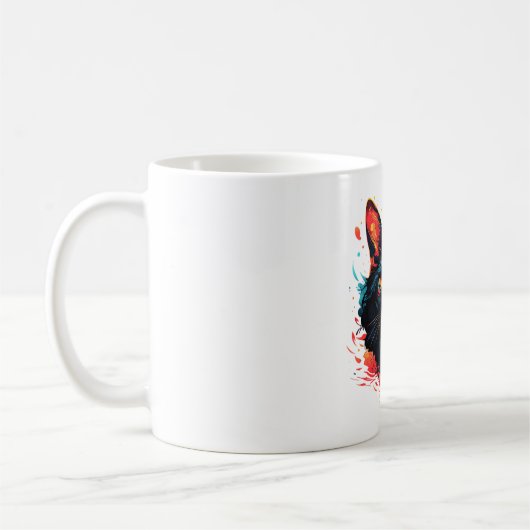 Farbkatze Kaffeetasse (Links)