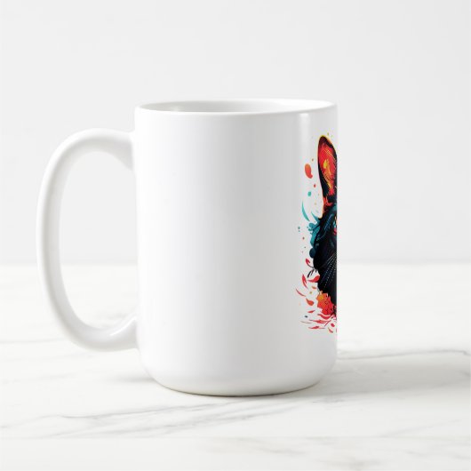 FARBKATZE KAFFEETASSE (Links)