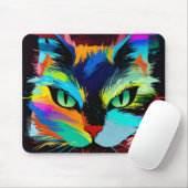 Farbkatze Mousepad (Mit Mouse)