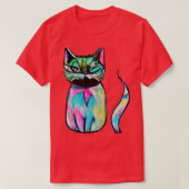 Farbkatze T-Shirt (Design vorne)