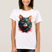 Farbkatze T-Shirt (Vorderseite)