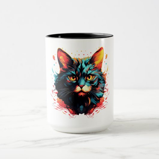 FARBKATZE TASSE (Zentrum)