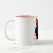 Farbkatze Zweifarbige Tasse (Links)