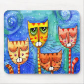 Farbkatzen - Mousepad (Vorne)