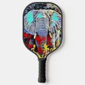 Farbkick - Elephant Pickleball Schläger (Rückseite)