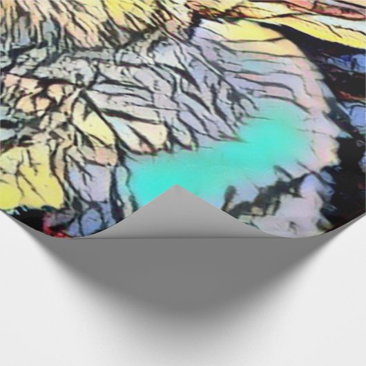 Farbkick Geschenkpapier (Ecke)