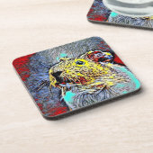 Farbkick - Guinea 4 Getränkeuntersetzer (Linke Seite)