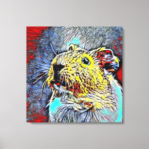 Farbkick - Guinea 4 Leinwanddruck