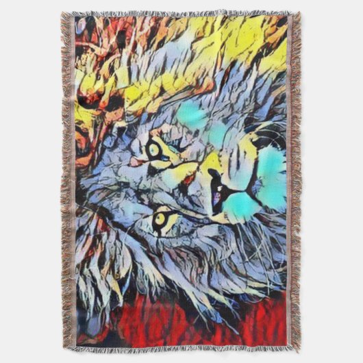 Farbkick - Löwenkönig Decke (Vorderseite Vertikal)