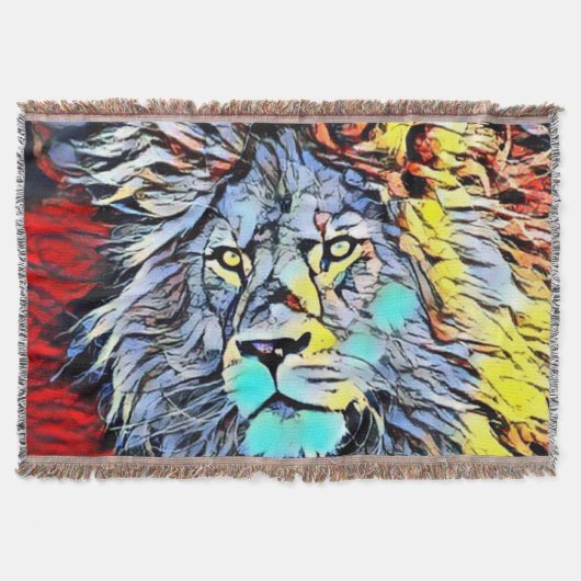 Farbkick - Löwenkönig Decke (Vorderseite)