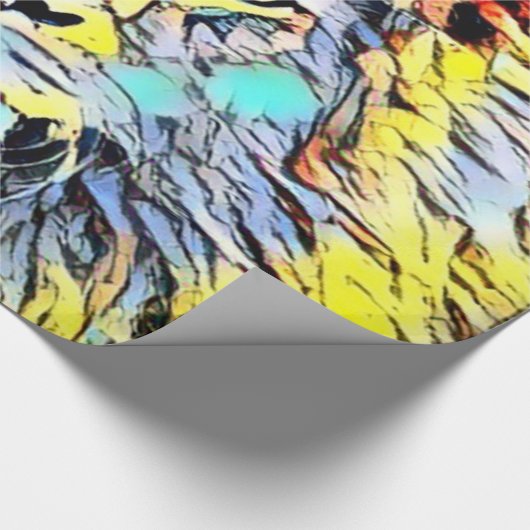 Farbkick - Löwenkönig Geschenkpapier (Ecke)