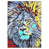 Farbkick - Löwenkönig Klemmbrett (Rückseite)