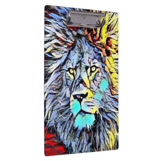 Farbkick - Löwenkönig Klemmbrett (Rechts)