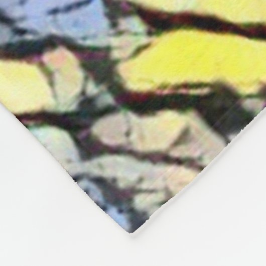 Farbkick - Maus Fleecedecke (Ecke)