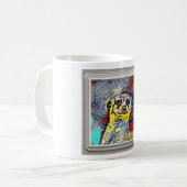 Farbkick - Meerkat Kaffeetasse (Vorderseite Links)