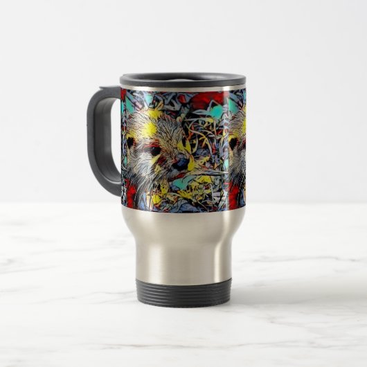 Farbkick - Otter Reisebecher (Vorderseite Links)