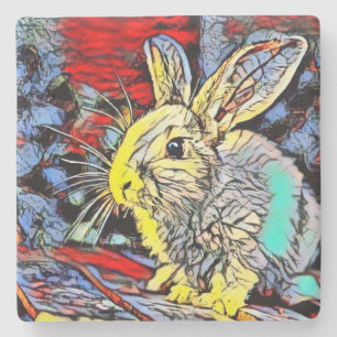 Farbkick Steinuntersetzer