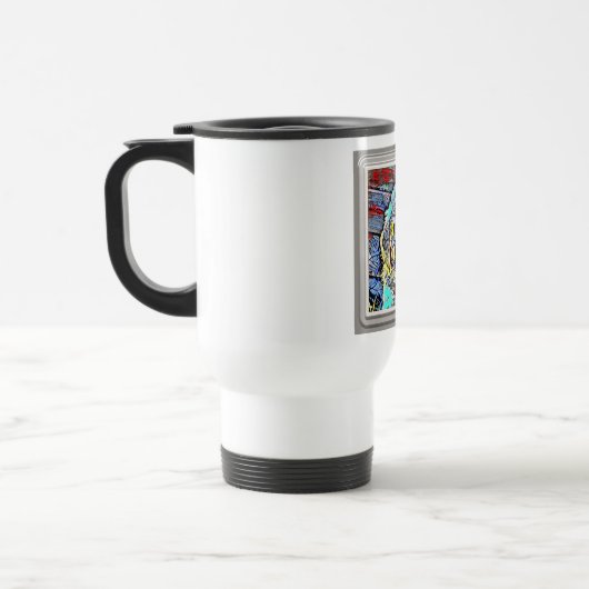 Farbkick - Welpe Reisebecher (Links)