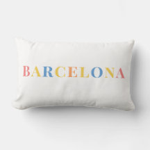 Farbkissen von Barcelona Pastel