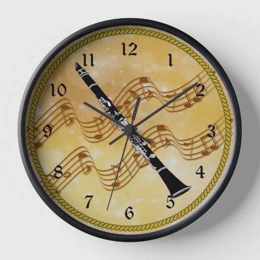 Farbklarinendesign Uhr (Vorderseite)