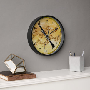 Farbklarinendesign Uhr