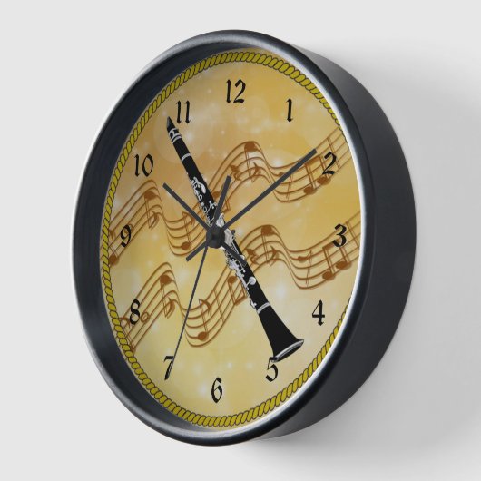 Farbklarinendesign Uhr (Winkel)