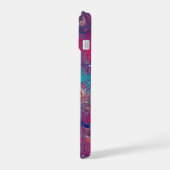 Farbklauen-Wirbel-Design iPhone 15 Hülle (Linke Seite)