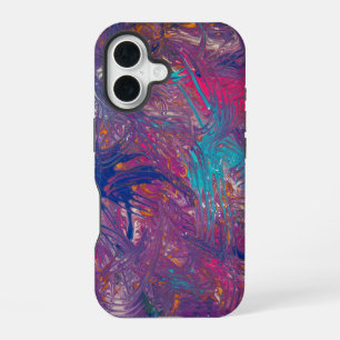 Farbklauen-Wirbel-Design iPhone 16 Hülle