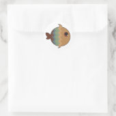 Farbkleber Runder Aufkleber (Tasche)
