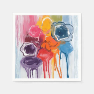 Farbklecks Aquarellkünstler Malerei Serviette
