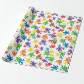 Farbklecks  geschenkpapier (Ungerollt)