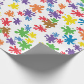 Farbklecks  geschenkpapier (Ecke)