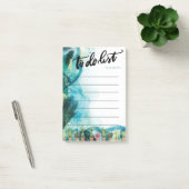 Farbklecks, Kaktus To-Do-Liste Post-it Klebezettel (Büro)
