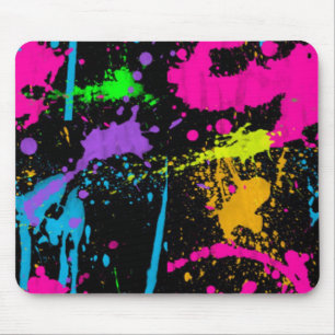 Farbklecks-Mauspad Mousepad