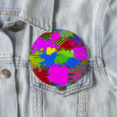 Farbklecks-Muster 3 Button (Beispiel)
