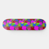 Farbklecks-Muster 3 Skateboard (Horizontal)