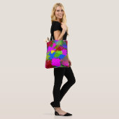 Farbklecks-Muster 3 Tasche (Am Model)