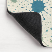 Farbklecks-Muster Mousepad (Ecke)
