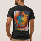 Farbklecks  T-Shirt (Rückseite)