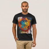 Farbklecks  T-Shirt (Vorne ganz)