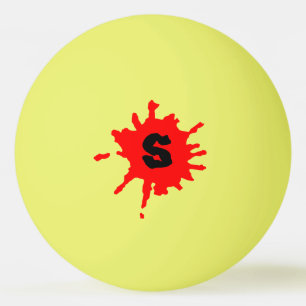 Farbklecks Tischtennisball