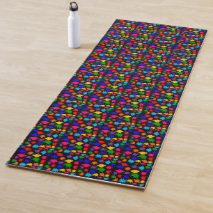 Farbkleckse Yogamatte