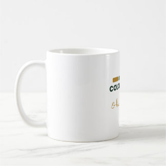 Farbkodierter und kaum zurechtkommender Planer Hum Kaffeetasse