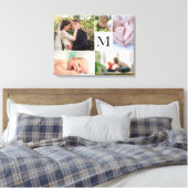 Farbkollektion für Monogramm-Fotos Leinwanddruck (Insitu (Schlafzimmer))